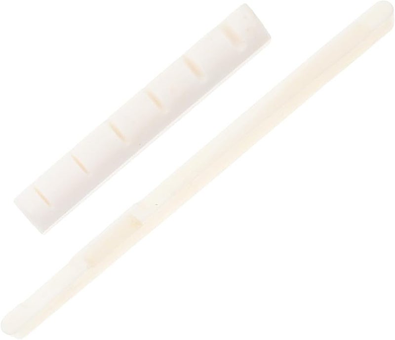 Ox Bone Guitar Nut And Saddle Set For Acoustic Classical Guitars Polished Finish - Image 1